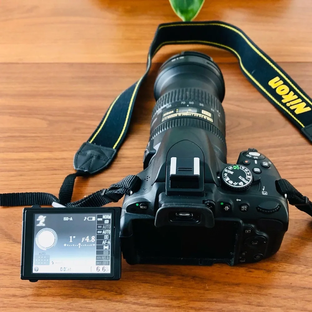 Nikon D5100 Body with 3 Lenses + More